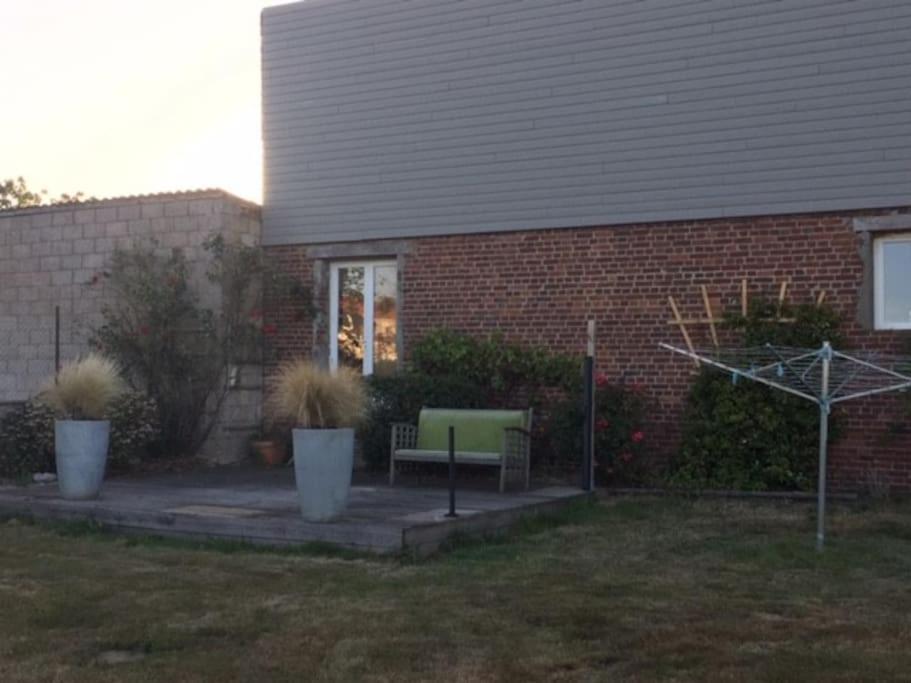 Gite Helseban - Maison A 3 Minutes De La Mer Dans Residence Privee Friaucourt Exterior foto